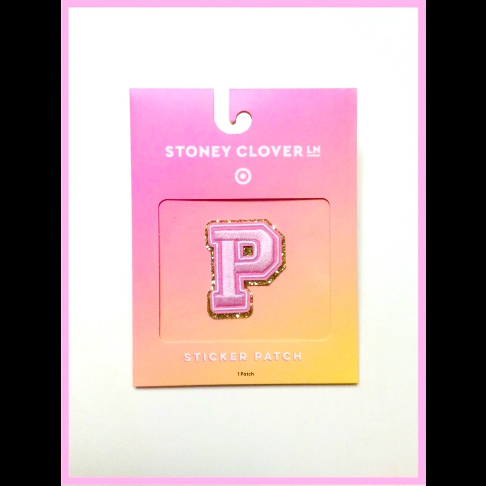 STONEY CLOVER LANE x TARGET LETTER STICKER PATCH P